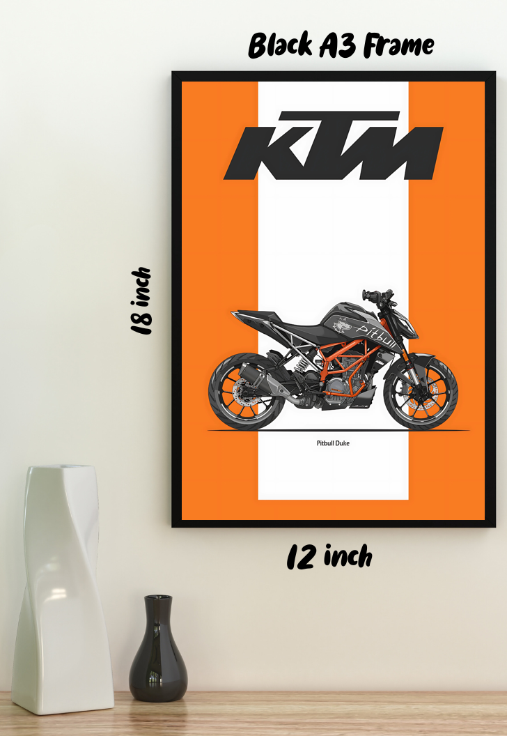 Pitbull Duke| KTM | Bikes Poster