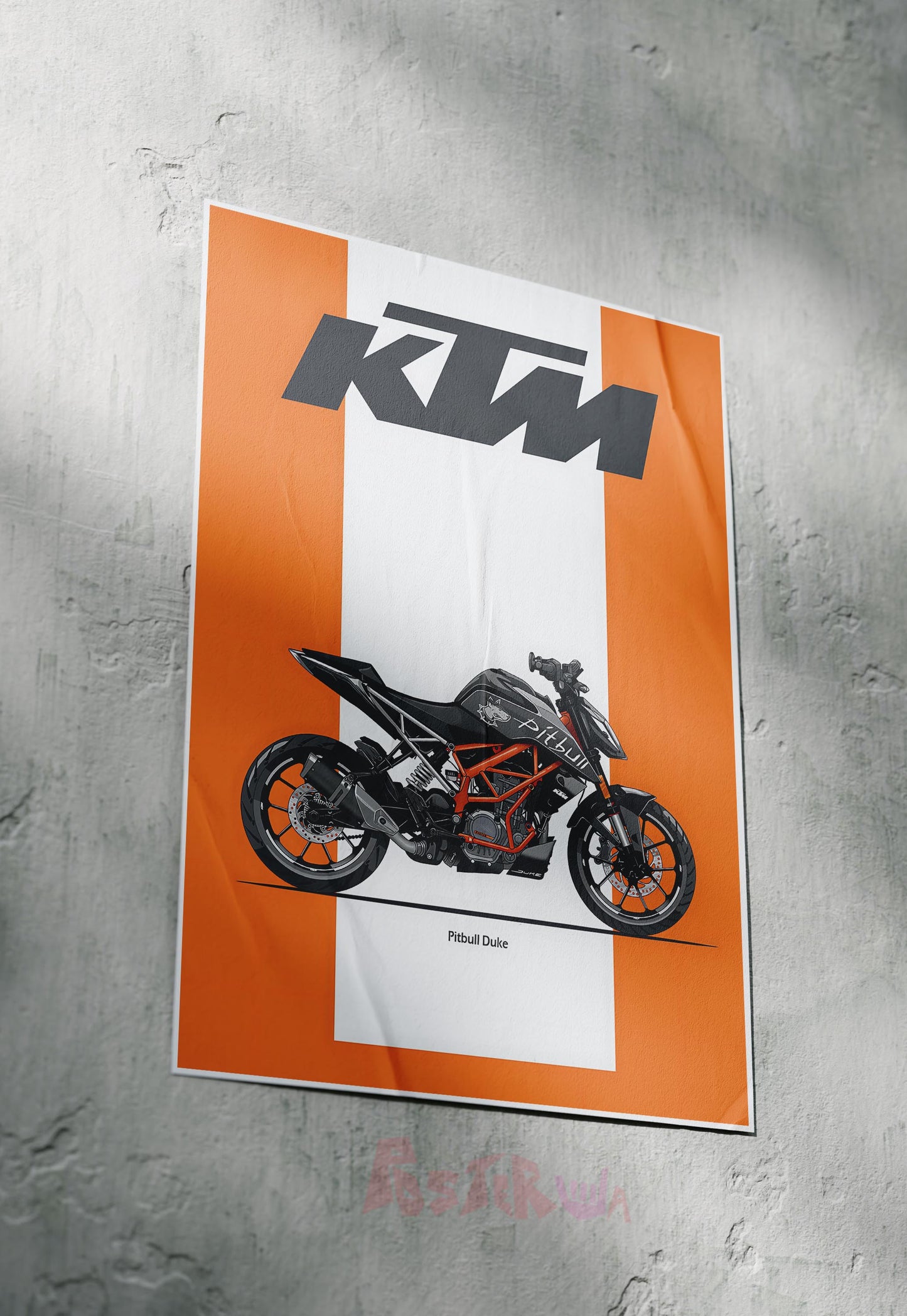 Pitbull Duke| KTM | Bikes Poster