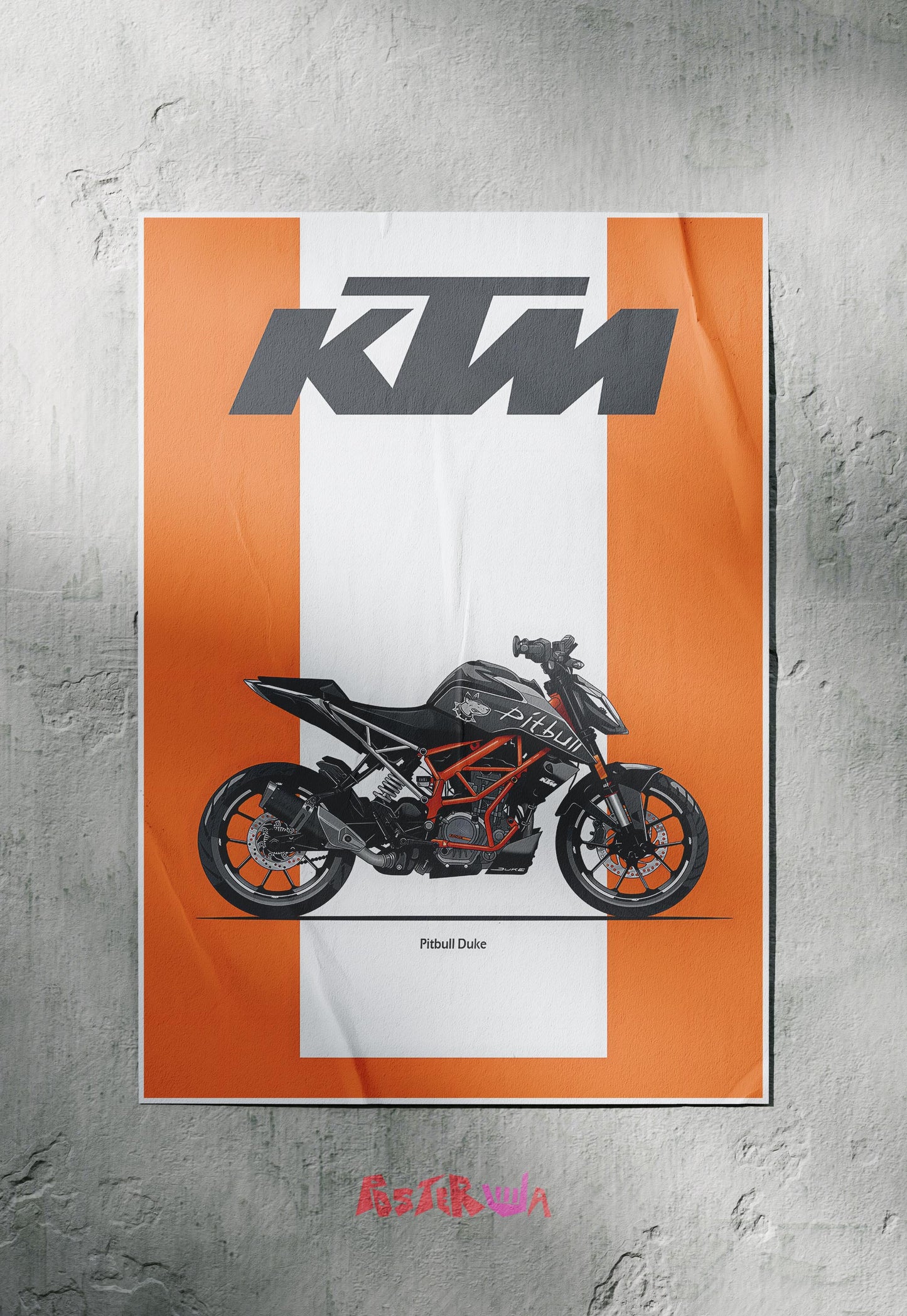 Pitbull Duke| KTM | Bikes Poster