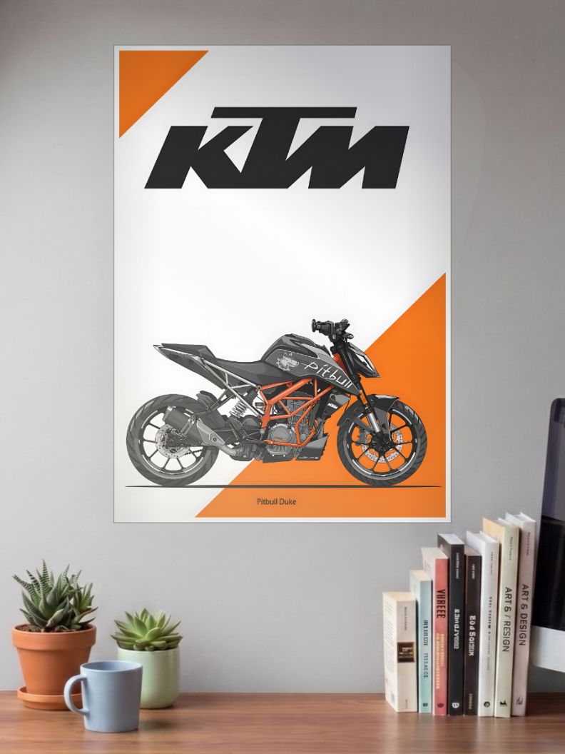 Pitbull Duke: Unleashed | KTM | Bikes Poster