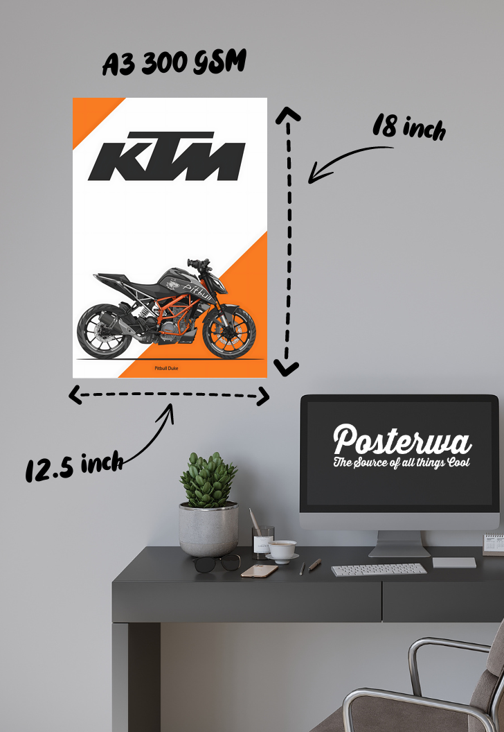 Pitbull Duke: Unleashed | KTM | Bikes Poster