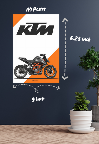 Pitbull Duke: Unleashed | KTM | Bikes Poster