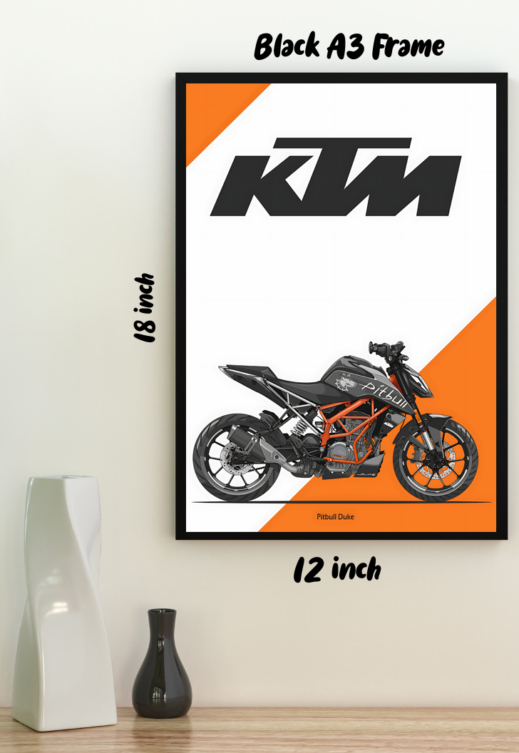 Pitbull Duke: Unleashed | KTM | Bikes Poster