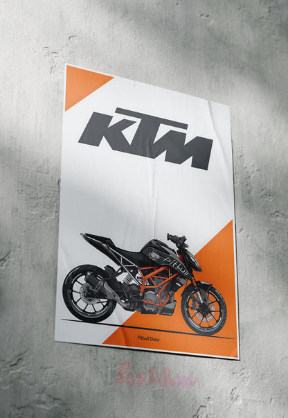 Pitbull Duke: Unleashed | KTM | Bikes Poster