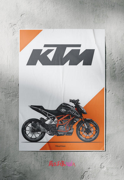 Pitbull Duke: Unleashed | KTM | Bikes Poster