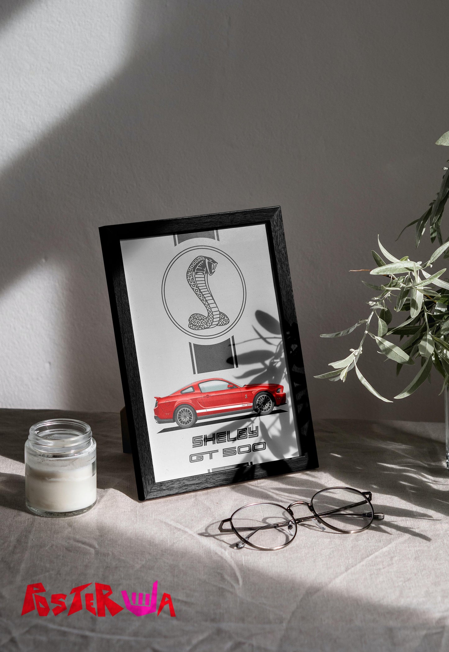 Power and Precision | Shelby GT 500 | Cars Poster