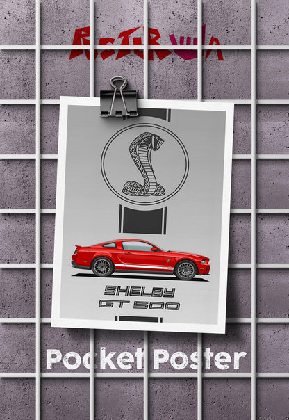 Power and Precision | Shelby GT 500 | Cars Poster