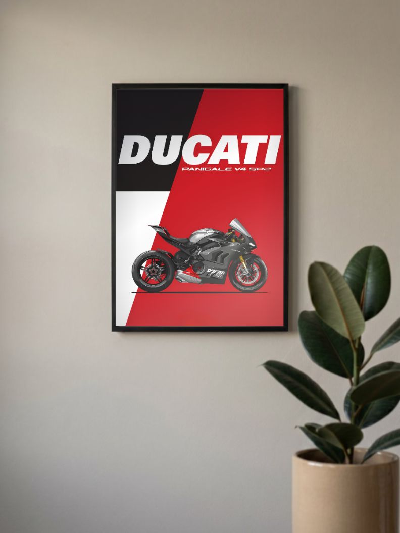 Speed Symphony | Ducati PanigaleV4 SP2 | Bikes Poster