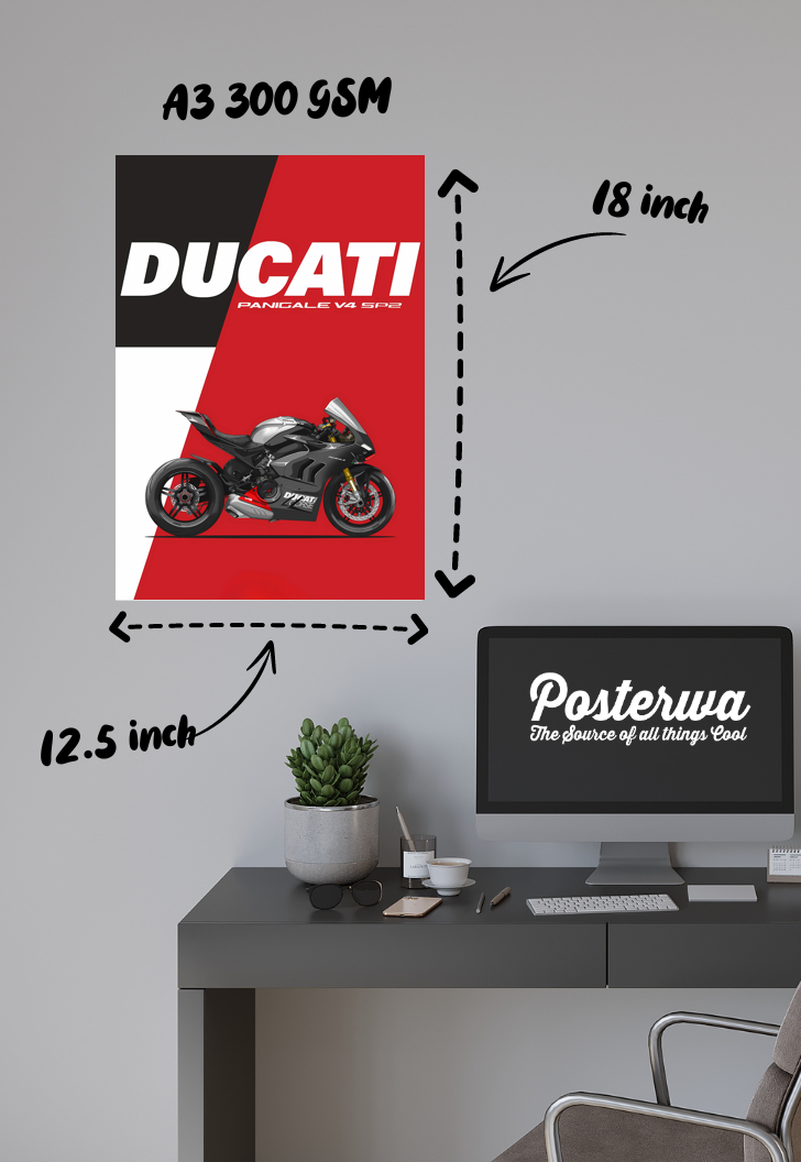 Speed Symphony | Ducati PanigaleV4 SP2 | Bikes Poster