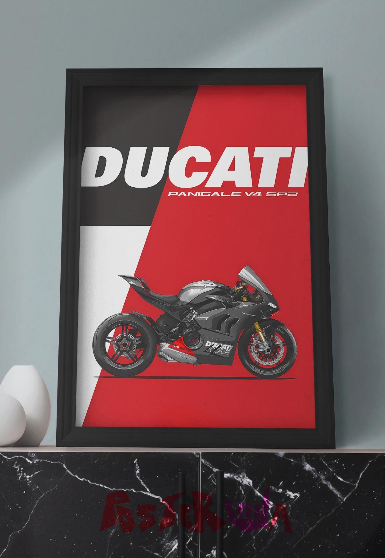 Speed Symphony | Ducati PanigaleV4 SP2 | Bikes Poster