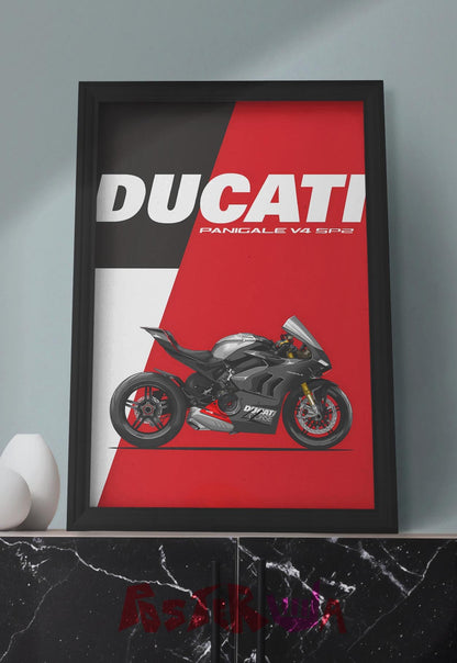Speed Symphony | Ducati PanigaleV4 SP2 | Bikes Poster