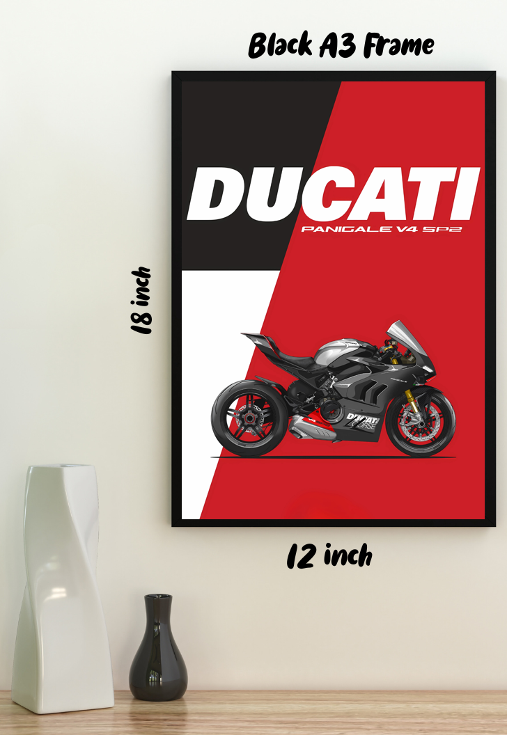 Speed Symphony | Ducati PanigaleV4 SP2 | Bikes Poster