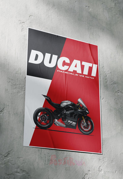 Speed Symphony | Ducati PanigaleV4 SP2 | Bikes Poster