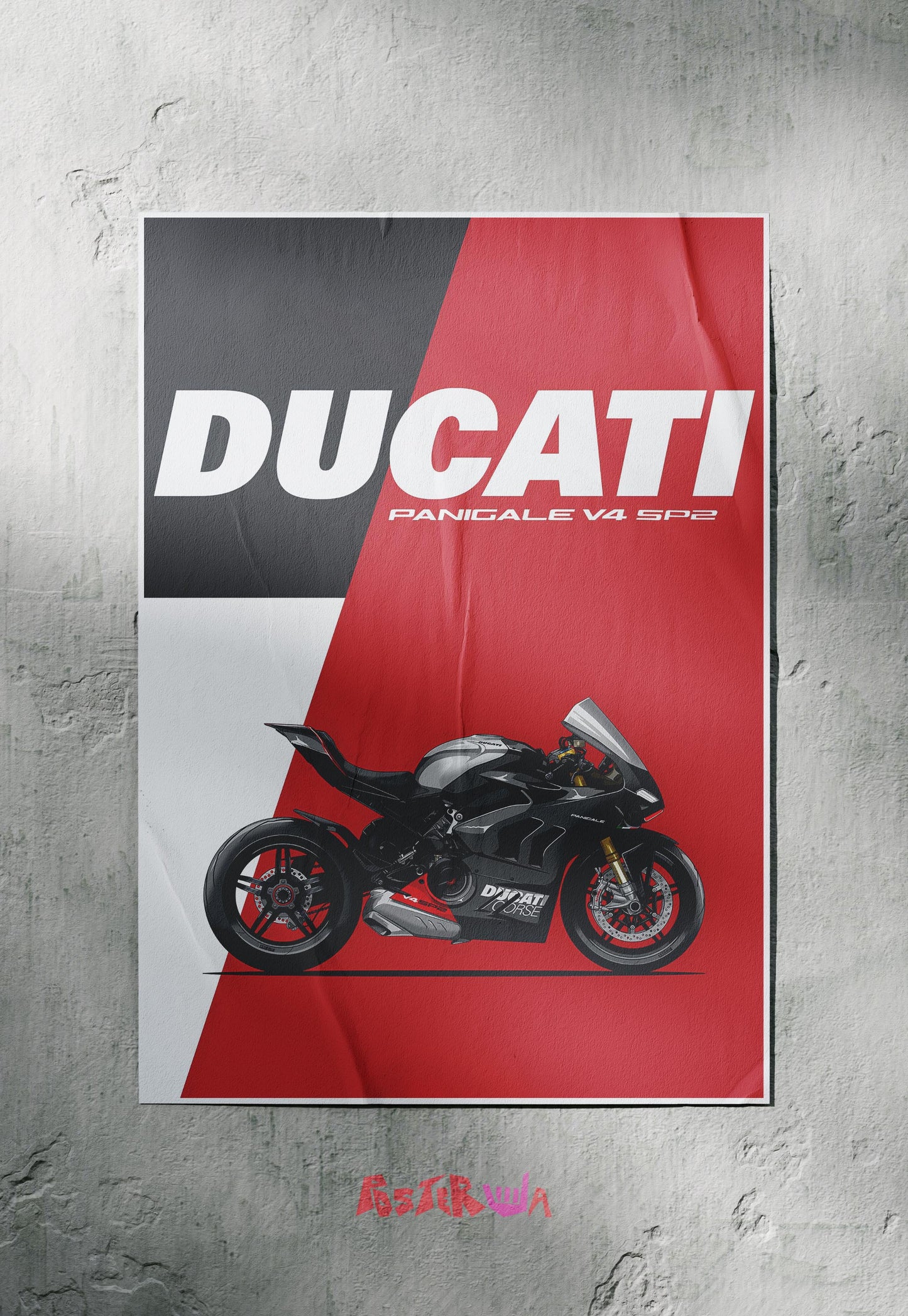 Speed Symphony | Ducati PanigaleV4 SP2 | Bikes Poster