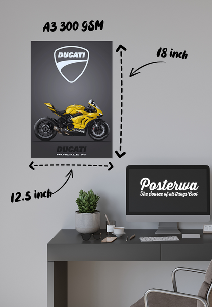 Racing Royalty | Ducati PanigaleV4 SP2 | Bikes Poster