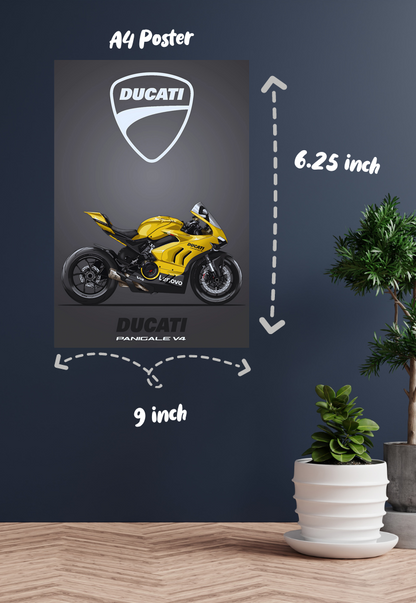 Racing Royalty | Ducati PanigaleV4 SP2 | Bikes Poster