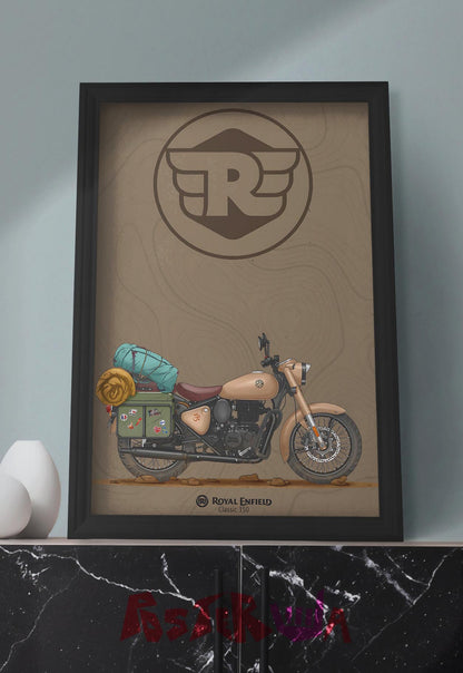 Timeless Ride | Royal Enfield | Bikes Poster