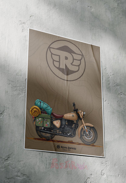 Timeless Ride | Royal Enfield | Bikes Poster