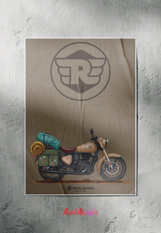 Timeless Ride | Royal Enfield | Bikes Poster
