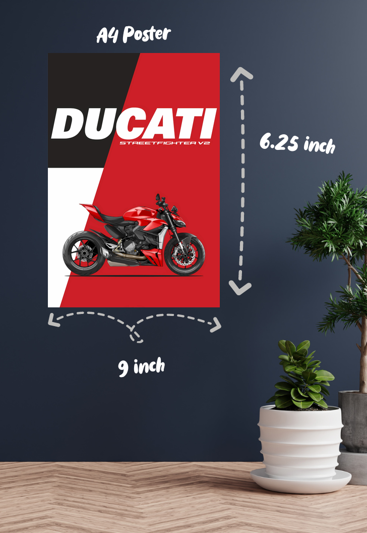 Street Warrior | Ducati | Bikes Poster
