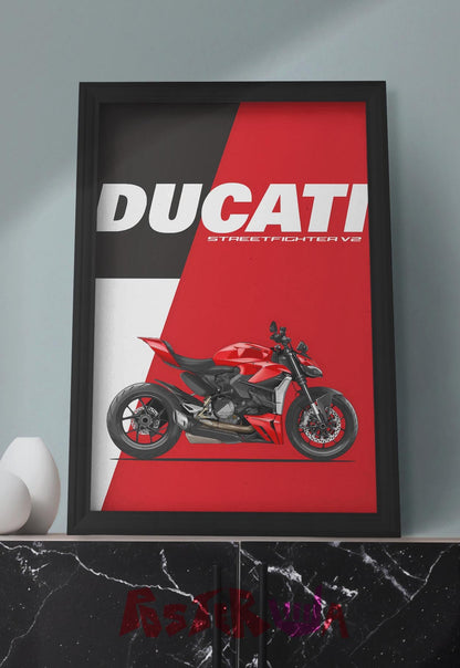 Street Warrior | Ducati | Bikes Poster