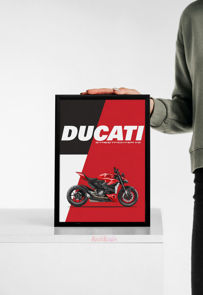 Street Warrior | Ducati | Bikes Poster