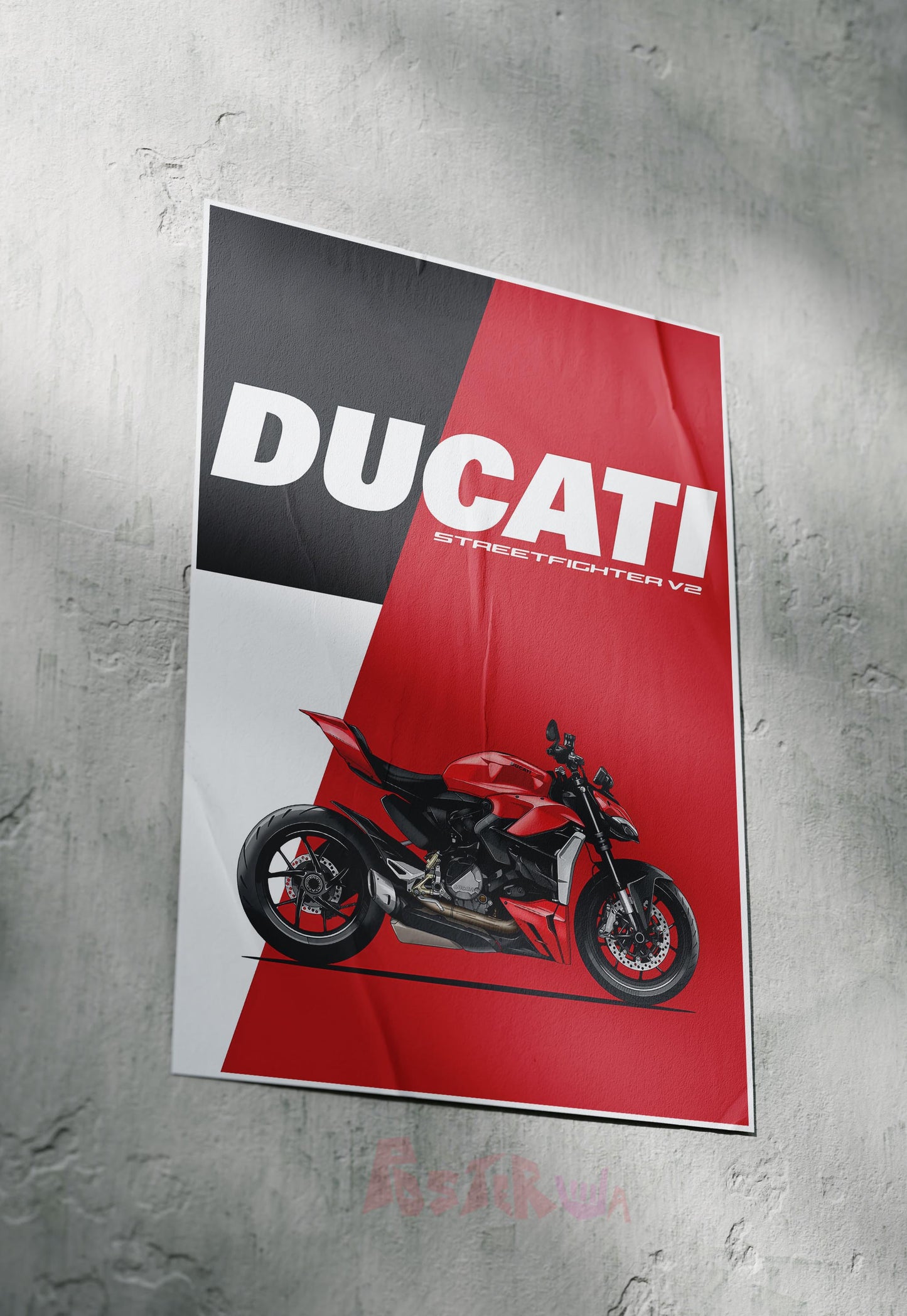 Street Warrior | Ducati | Bikes Poster