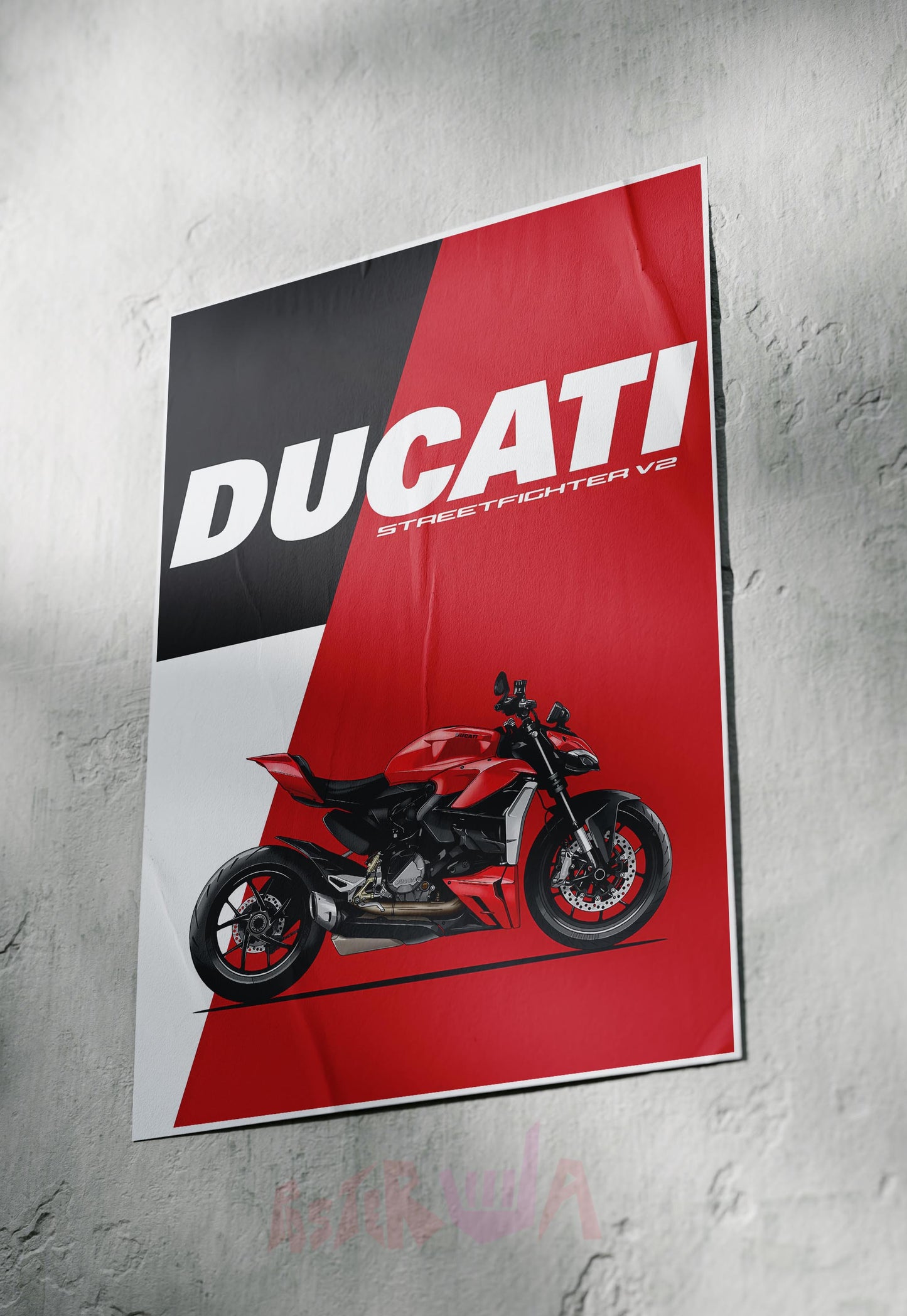 Street Warrior | Ducati | Bikes Poster