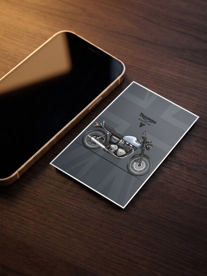 Modern Classic Triumph Bonneville Bikes Poster