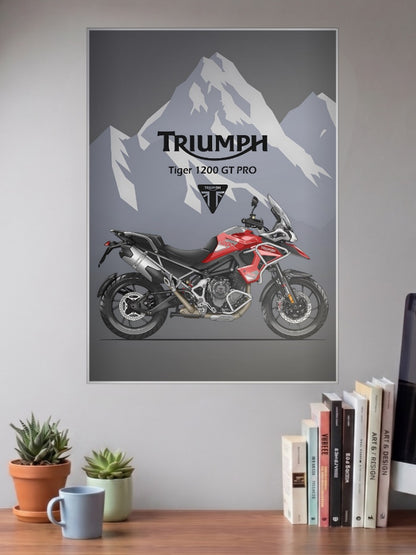 Throttle Therapy Triumph Tiger 1200 Bikes Poster