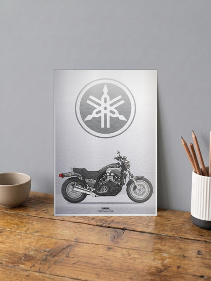 Blue Streak Yamaha 1999 V Max 1200 Bikes Poster