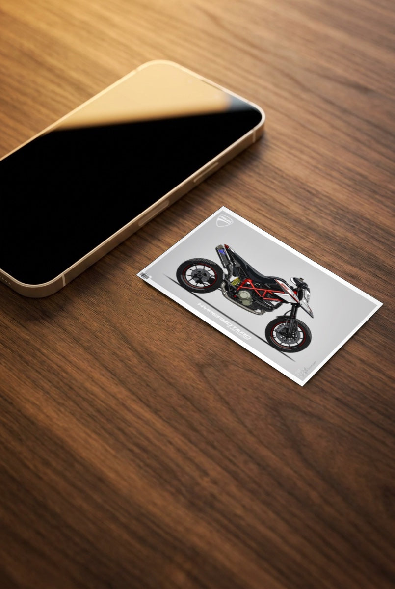 Ducati Hypermotard Bikes Poster