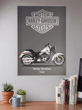 Throttle Therapy Harley Davidson Bikes Poster