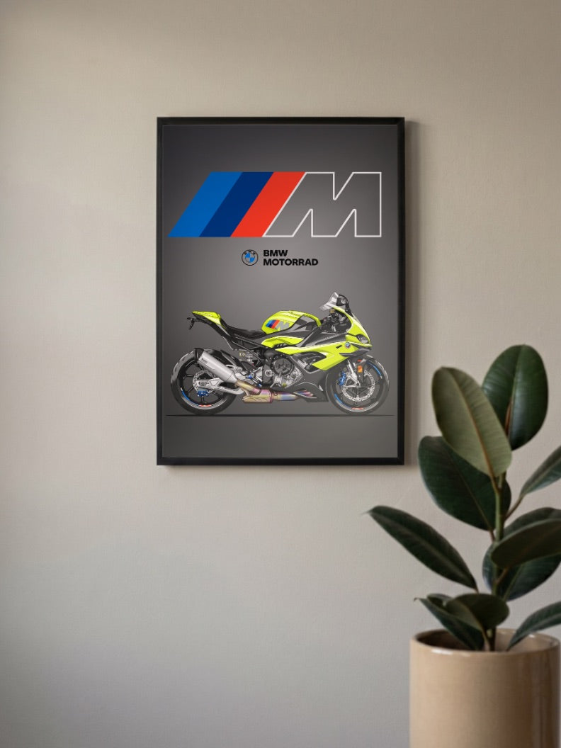 Open Road Freedom Superbike Bikes Poster