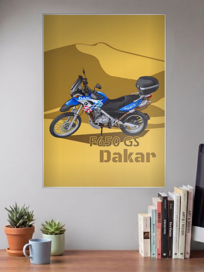 GS Adventure BMW F650 GS Dekar Bikes Poster