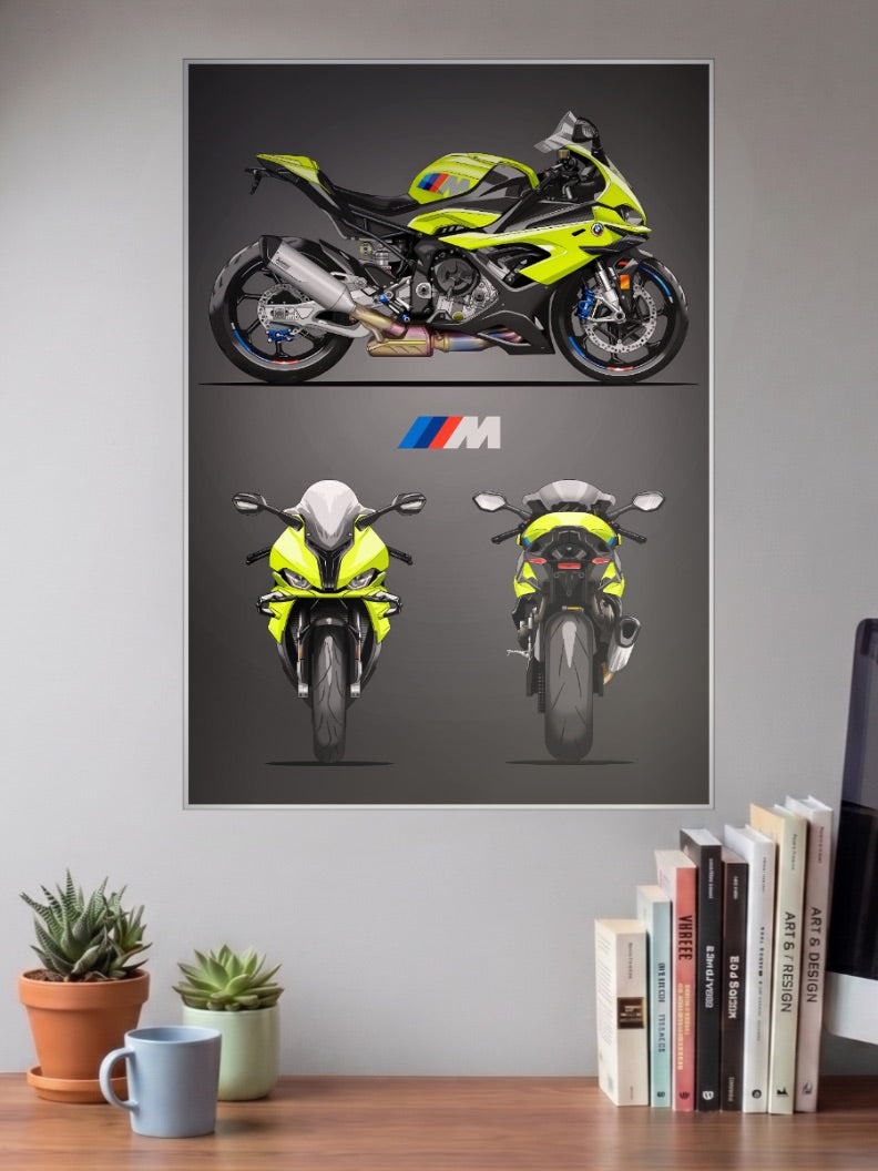 Throttle Therapy BMW Bikes Poster