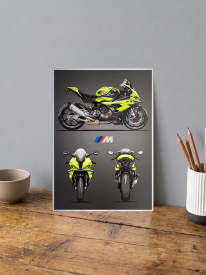 Throttle Therapy BMW Bikes Poster
