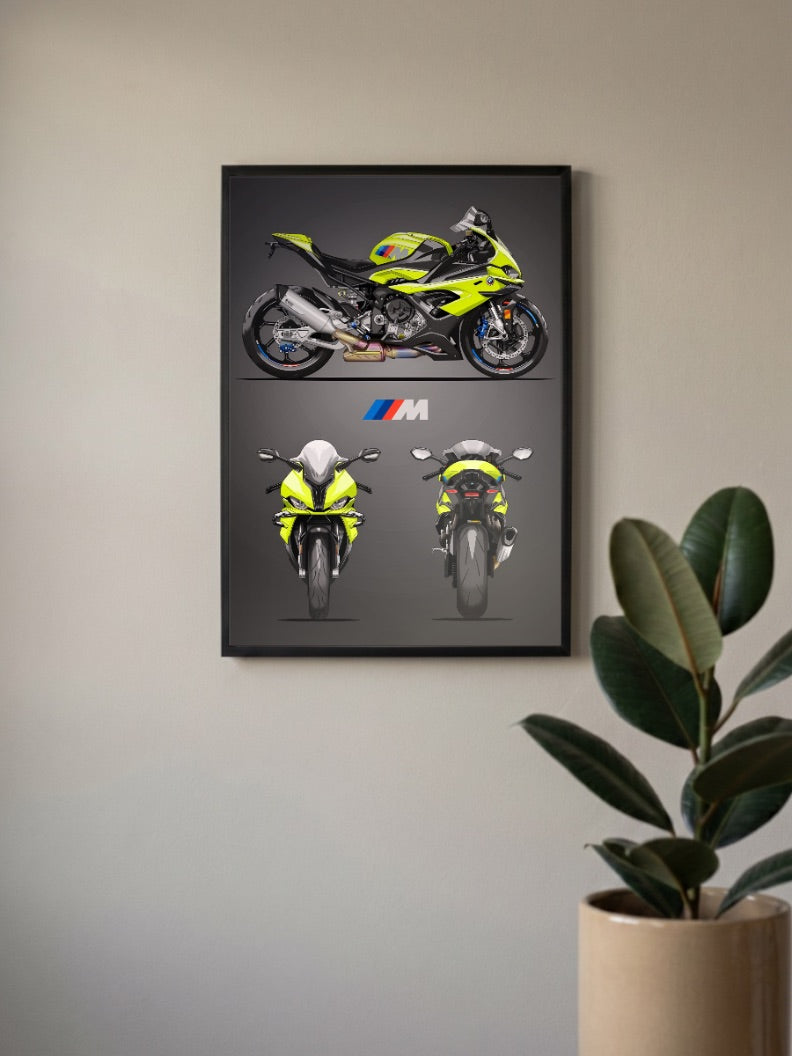 Throttle Therapy BMW Bikes Poster