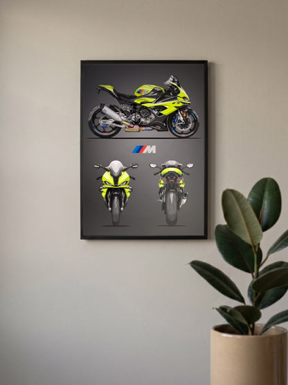 Throttle Therapy BMW Bikes Poster