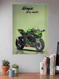 Kwak Attack Kawasaki Ninja ZX 10R Bikes Poster