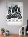 Asphalt Soul supercharged Bikes Poster