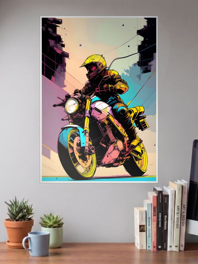 Bike Art Poster