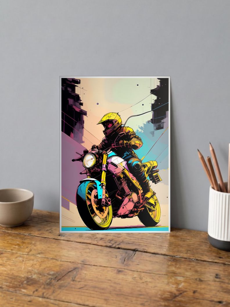 Bike Art Poster
