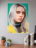 Billie Eilish headshot Poster