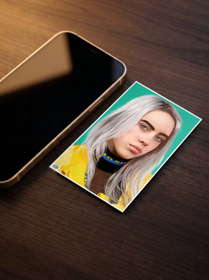 Billie Eilish headshot Poster