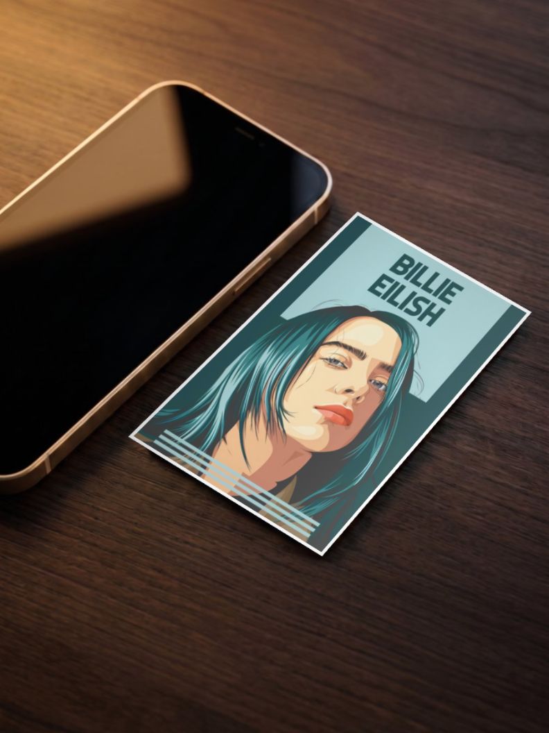 Ethereal Echoes | Billie Eilish | Celebs Poster