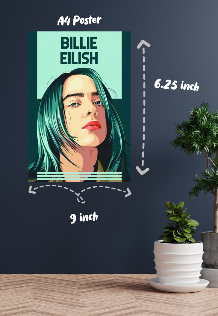 Ethereal Echoes | Billie Eilish | Celebs Poster