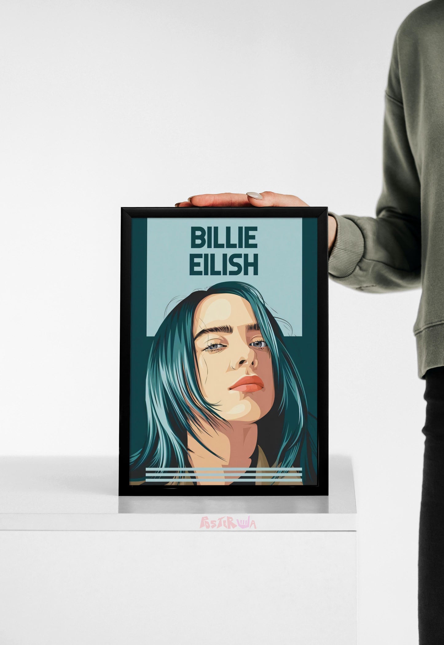 Ethereal Echoes | Billie Eilish | Celebs Poster