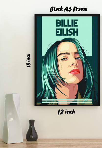 Ethereal Echoes | Billie Eilish | Celebs Poster