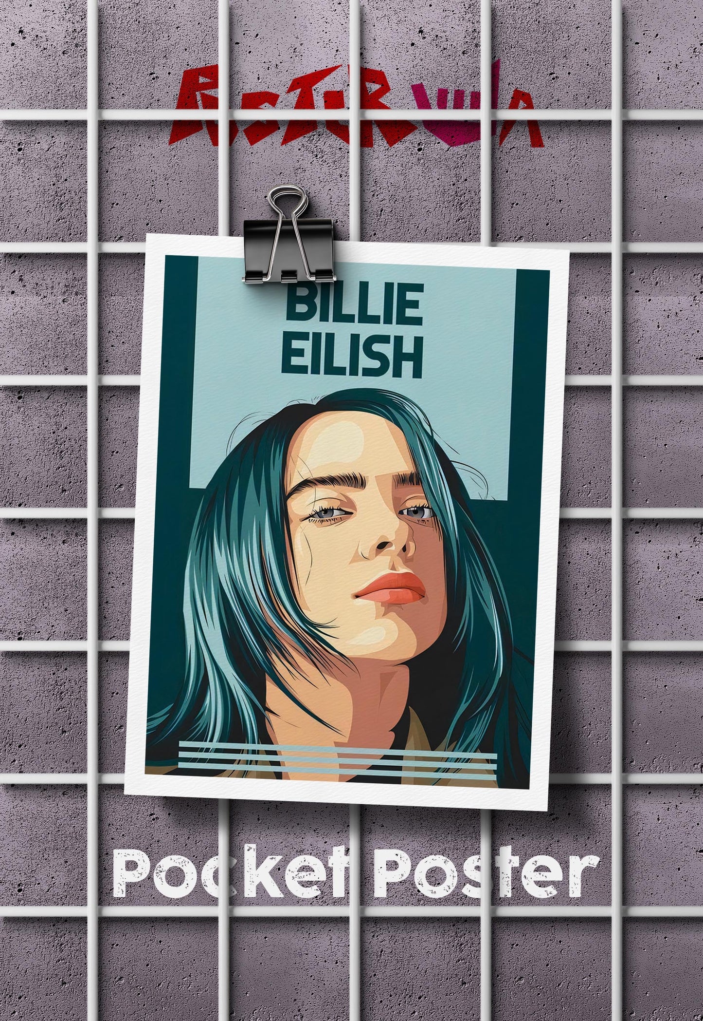 Ethereal Echoes | Billie Eilish | Celebs Poster
